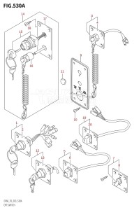 DF60 From 06001F-880001 (E03)  2008 drawing OPT:SWITCH (W,X,Y,K1,K2,K3,K4)