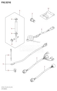 DF175T From 17502F-310001 (E01 E40)  2013 drawing OPT:HARNESS (DF175Z:E01)