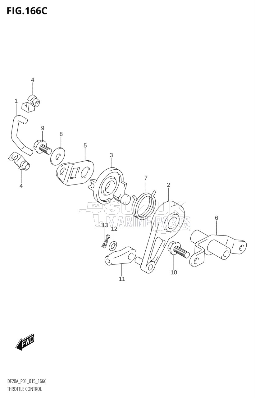 THROTTLE CONTROL (DF15AR:P01)