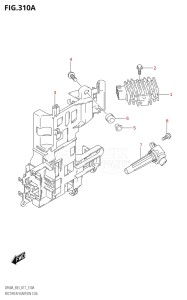 06002F-710001 (2017) 60hp E03-USA (DF60A) DF60A drawing RECTIFIER / IGNITION COIL