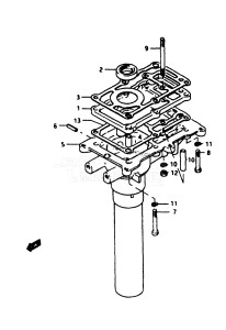 DT5 From F-10001 ()  1985 drawing ENGINE HOLDER