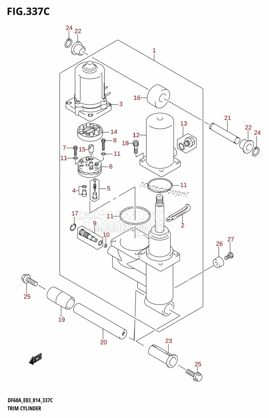 TRIM CYLINDER (DF60A)