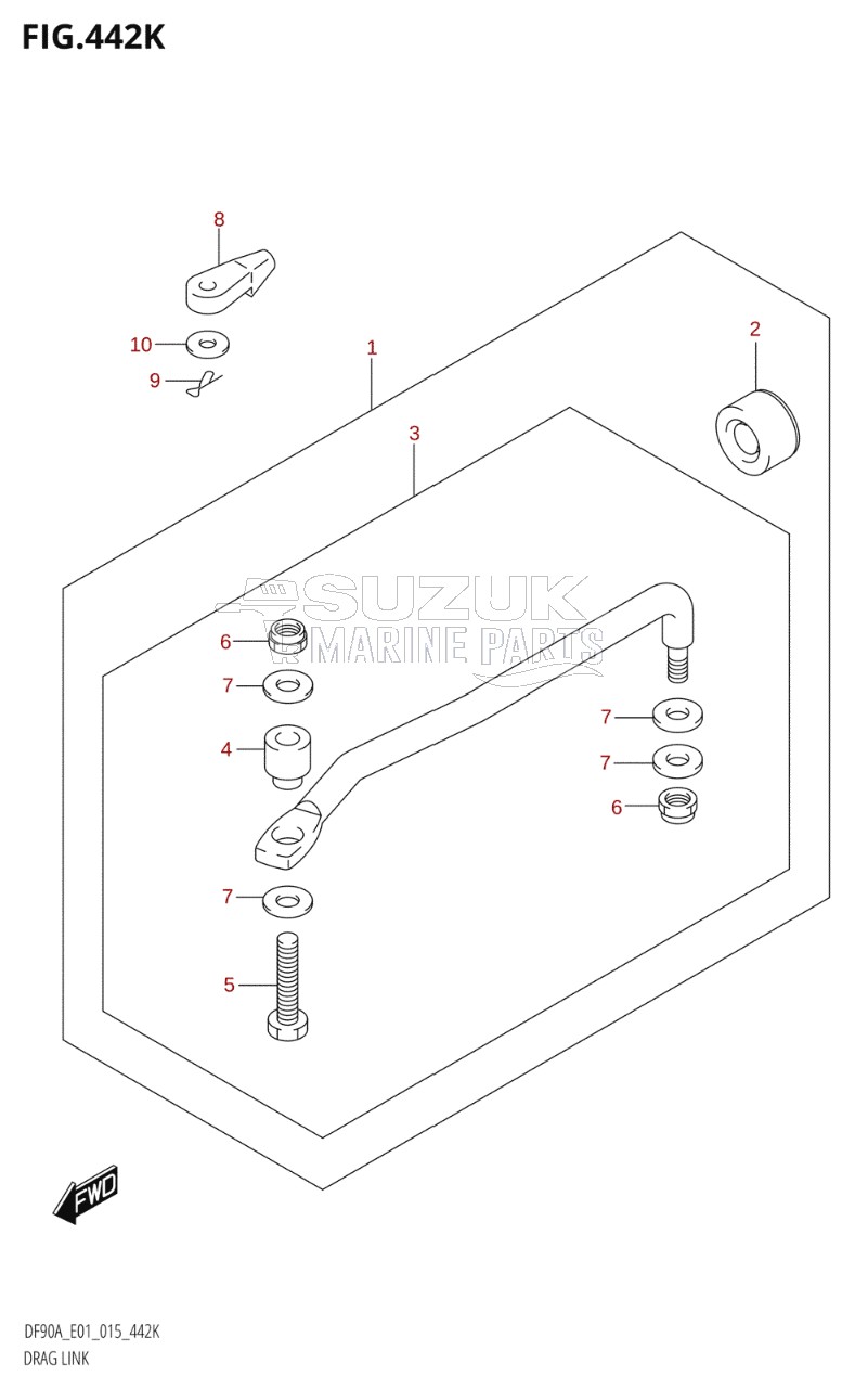 DRAG LINK (DF90ATH:E40)