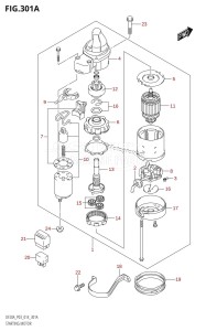 DF9.9B From 00995F-410001 (P03)  2014 drawing STARTING MOTOR (E-STARTER)