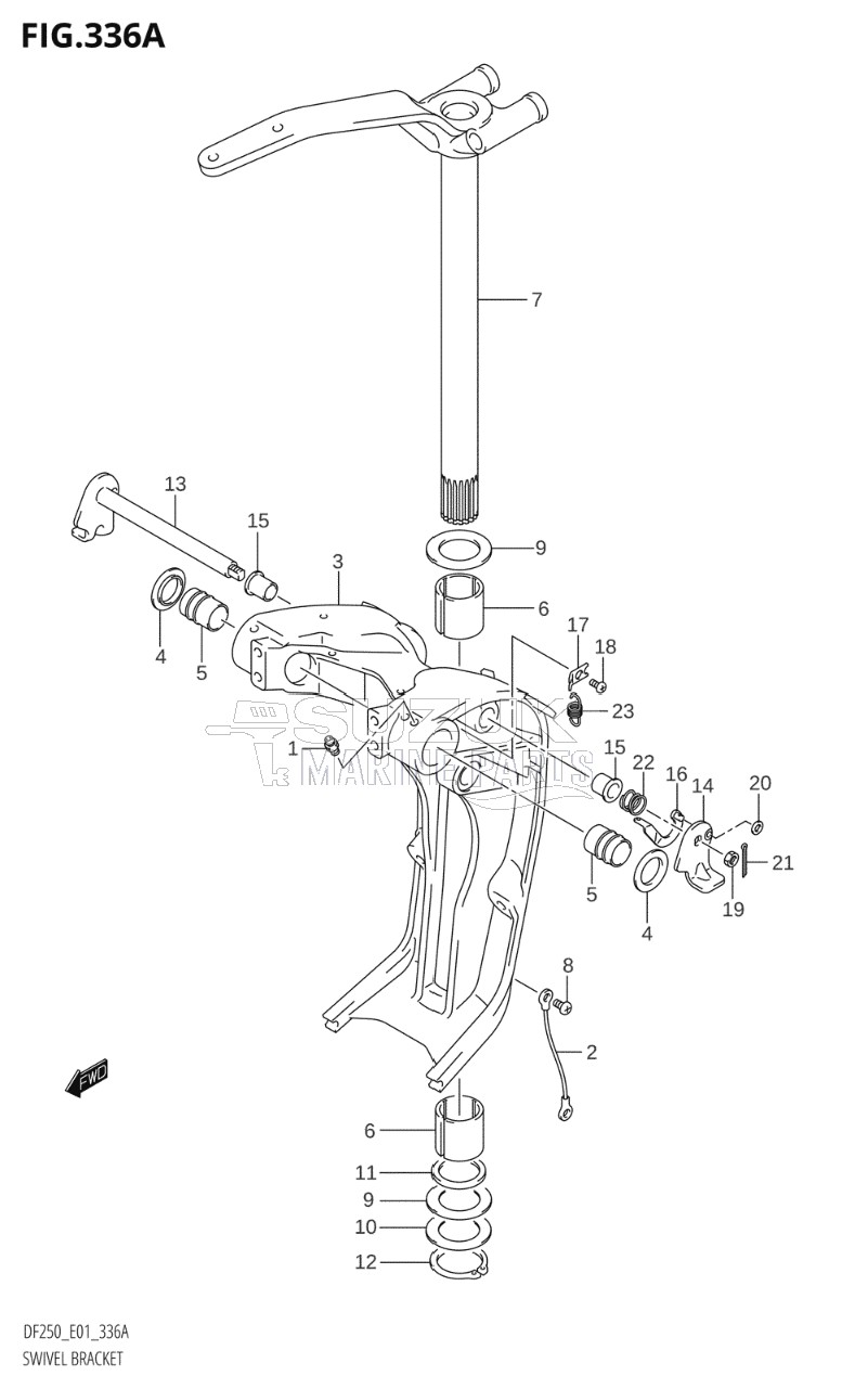 SWIVEL BRACKET (X-TRANSOM,XX-TRANSOM)