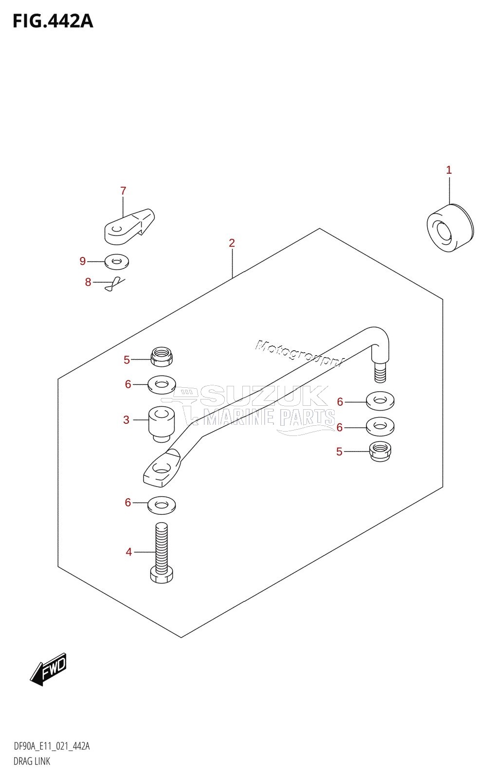 DRAG LINK (DF70A,DF80A,DF90A,DF100B)