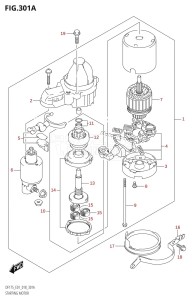 DF175T From 17502F-810001 (E01 E40)  2018 drawing STARTING MOTOR