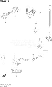 02504F-040001 (2020) 25hp P01-Gen. Export 1 (DF25  DF25A    DF25AT    DF25ATH    DF25Q  DF25R) DF25A drawing SENSOR / SWITCH (DF25AR,DF30AR)