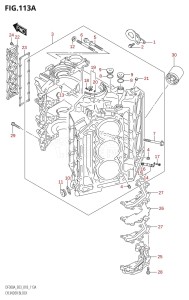 DF250ST From 25004F-910001 (E03)  2019 drawing CYLINDER BLOCK