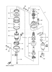 FL350AET1X drawing STARTER-MOTOR