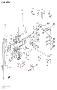 DF225T From 22503F-410001 (E01 E40)  2014 drawing HARNESS (DF200Z:E01)