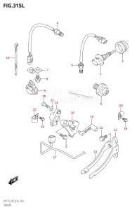 DF175ZG From 17502Z-610001 (E01 E40)  2016 drawing SENSOR (DF175TG:E01)