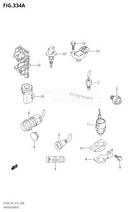 DF9.9B From 00995F-240001 (E03)  2022 drawing SENSOR /​ SWITCH (DF9.9B:P01)