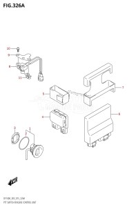 DF115AZ From 11503Z-510001 (E03)  2015 drawing PTT SWITCH /​ ENGINE CONTROL UNIT (DF100AT:E03)