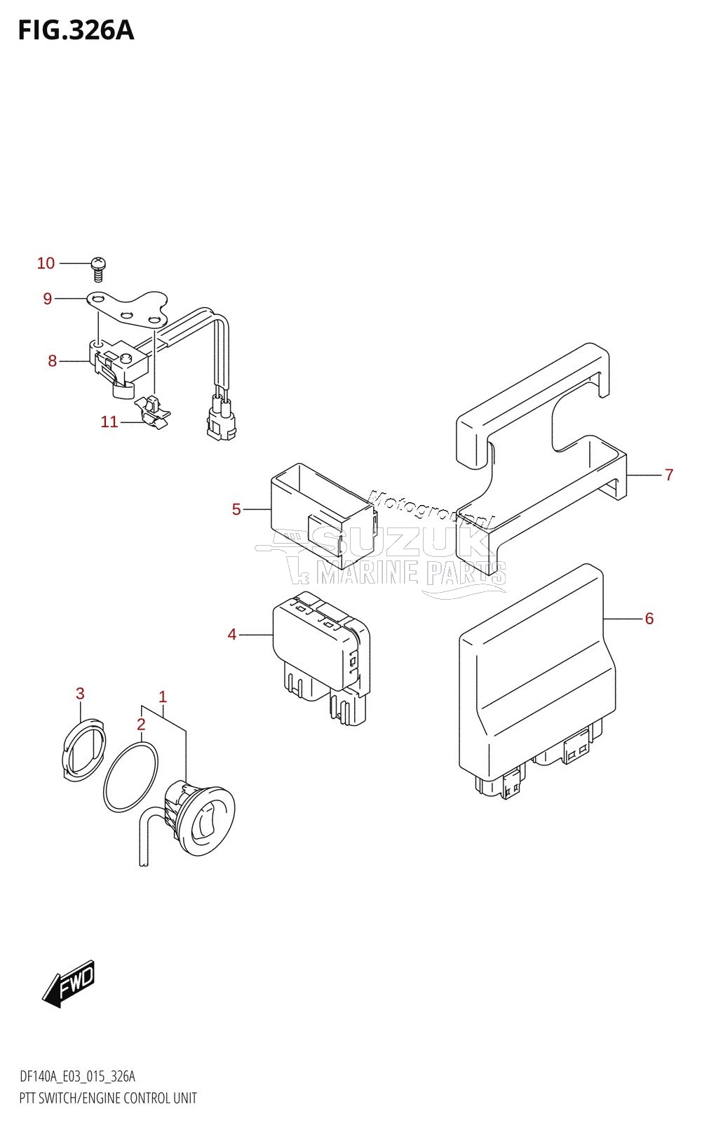 PTT SWITCH /​ ENGINE CONTROL UNIT (DF100AT:E03)