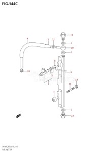 DF140AZ From 14003Z-040001 (E40)  2020 drawing FUEL INJECTOR (DF140AZ:E01)