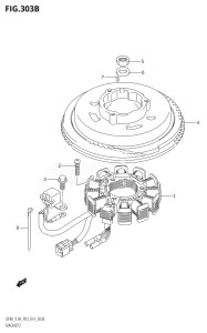 DF8A From 00801F-410001 (P03)  2014 drawing MAGNETO (DF8AR:P03)