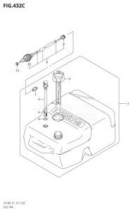 DF140A From 14003F-710001 (E11 E40)  2017 drawing FUEL TANK (DF140AT:E40)