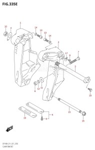 DF140A From 14003Z-040001 (E11 E40)  2020 drawing CLAMP BRACKET (DF140AT:E11,DF140AZ:E11)