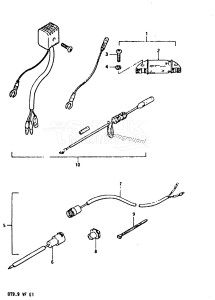 DT9.9 From 00993-406191-412879 ()  1984 drawing OPTIONAL : ELECTRICAL (2)