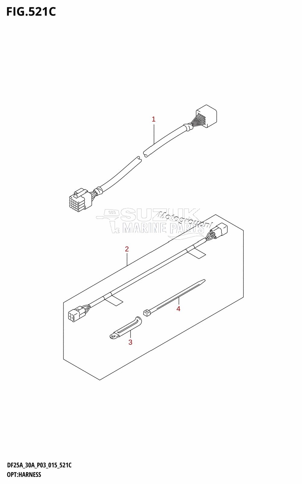 OPT:HARNESS (DF30AT:P03)