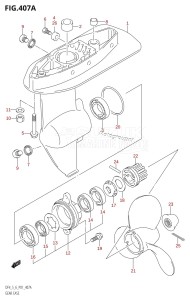 DF4 From 00402F-010001 (P01)  2010 drawing GEAR CASE ((DF4,DF5):(K2,K3))