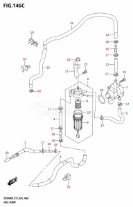 DF150AP From 15003P-440001 (E11)  2024 drawing FUEL PUMP (E40)