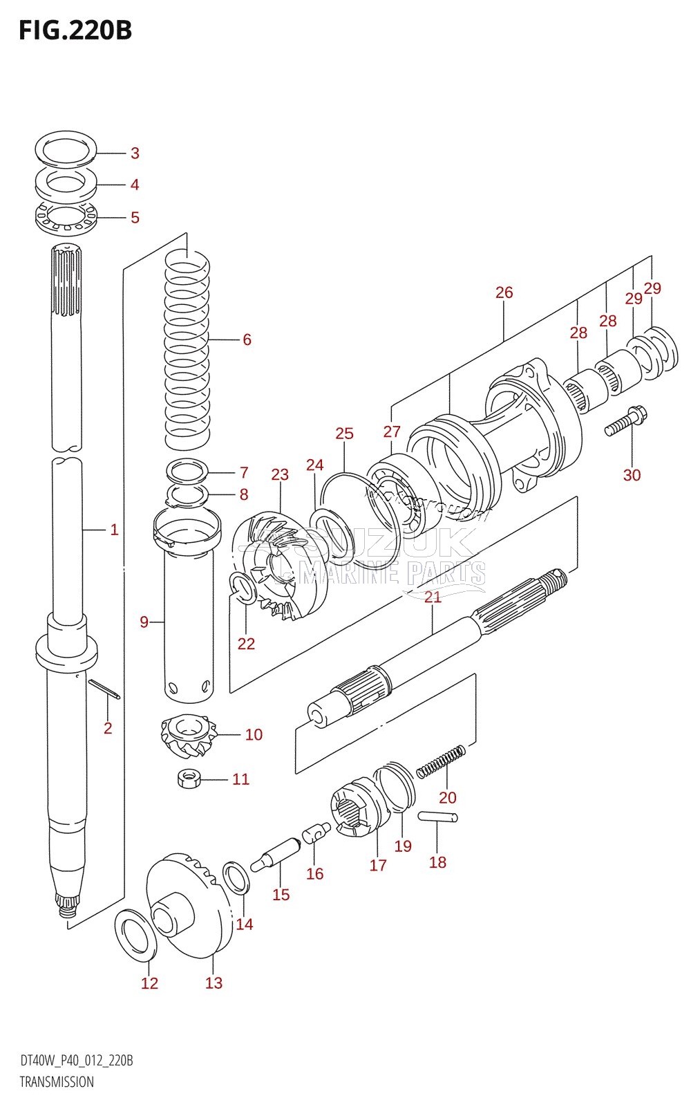 TRANSMISSION (DT40W:P90)