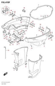 DF175T From 17502F-610001 (E01 E40)  2016 drawing SIDE COVER (DF150Z:E40)