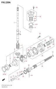 08001F-980001 (2009) 80hp E03-USA (DF80ATK10  DF80ATK9) DF80A drawing TRANSMISSION