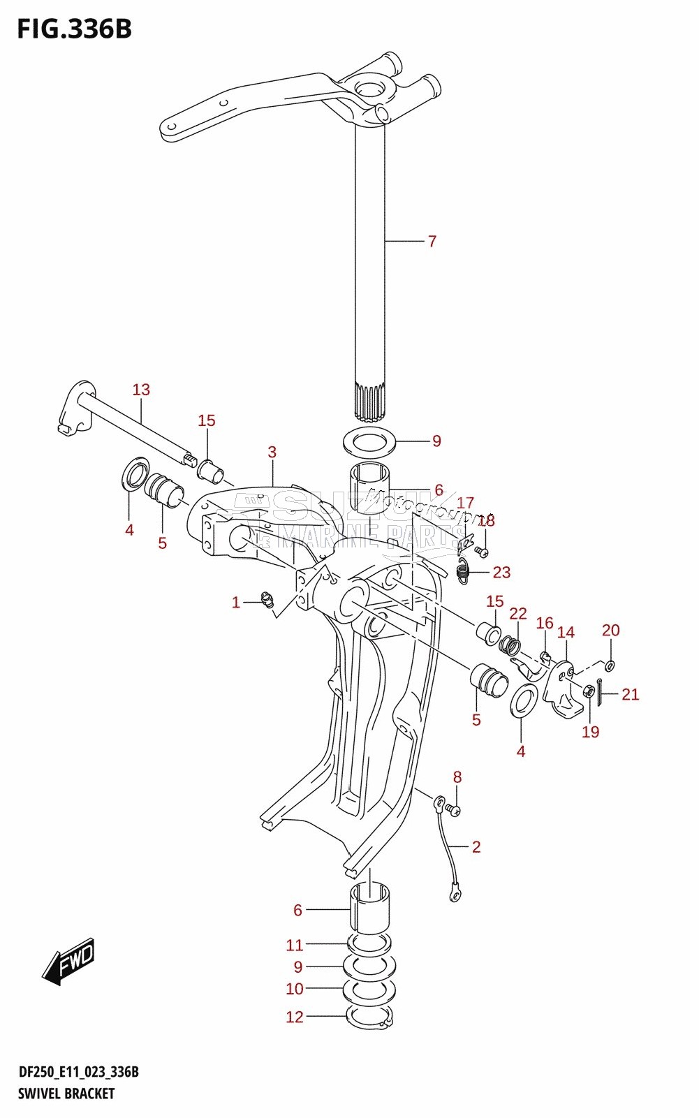 SWIVEL BRACKET (X-TRANSOM,XX-TRANSOM)