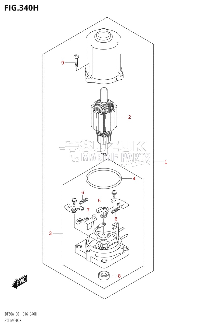 PTT MOTOR (DF60ATH:E01)