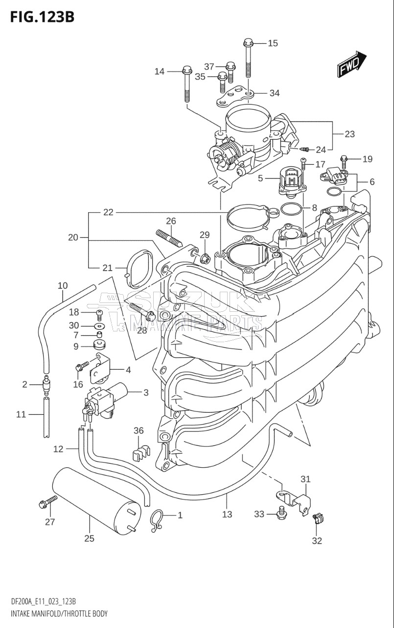 INTAKE MANIFOLD / THROTTLE BODY (022)