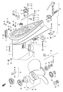 DT140 From 14001-101001 ()  1981 drawing GEAR CASE