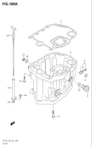 14002Z-010001 (2010) 140hp E01 E40-Gen. Export 1 - Costa Rica (DF140WZK10  DF140ZK10) DF140 drawing OIL PAN