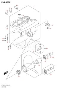 DF60A From 06002F-040001 (E01 E40)  2020 drawing GEAR CASE (DF60AQH:E40,DF60ATH:E40)