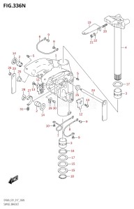 05004F-710001 (2017) 50hp E01-Gen. Export 1 (DF50AVT  DF50AVTH) DF50A drawing SWIVEL BRACKET (DF50AVT:E01)