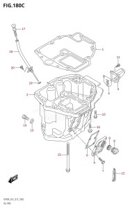 DF70A From 07003F-510001 (E01 E40)  2015 drawing OIL PAN (DF70ATH:E01)