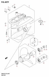 DF40A From 04003F-410001 (E01)  2014 drawing GEAR CASE (DF50ATH:E01)