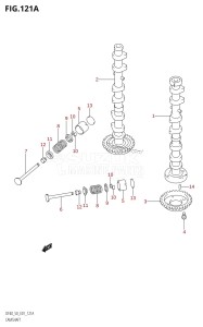 DF50 From 05002F-010001 (E01 E40)  2010 drawing CAMSHAFT