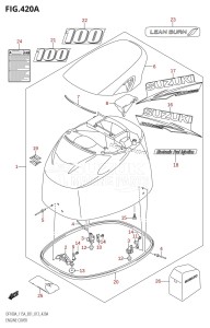 DF115AZ From 11503Z-310001 (E01 E40)  2013 drawing ENGINE COVER (DF100AT:E01)