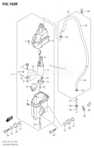 DF175TG From 17502F-510001 (E01 E40)  2015 drawing FUEL VAPOR SEPARATOR (DF175ZG:E01)