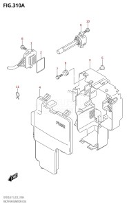 DF250Z From 25003Z-240001 (E11 E40)  2022 drawing RECTIFIER /​ IGNITION COIL