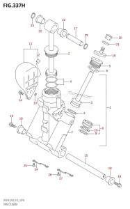 DF250 From 25003F-310001 (E03)  2013 drawing TRIM CYLINDER (DF250ST:E03:L-TRANSOM)