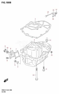 DF60A From 06002F-340001 (E01 E11 E40)  2023 drawing OIL PAN (DF40AQH,DF40ATH,DF50ATH,DF60AQH,DF60ATH,DF50AVT,DF50AVTH,DF60AVT,DF60AVTH)