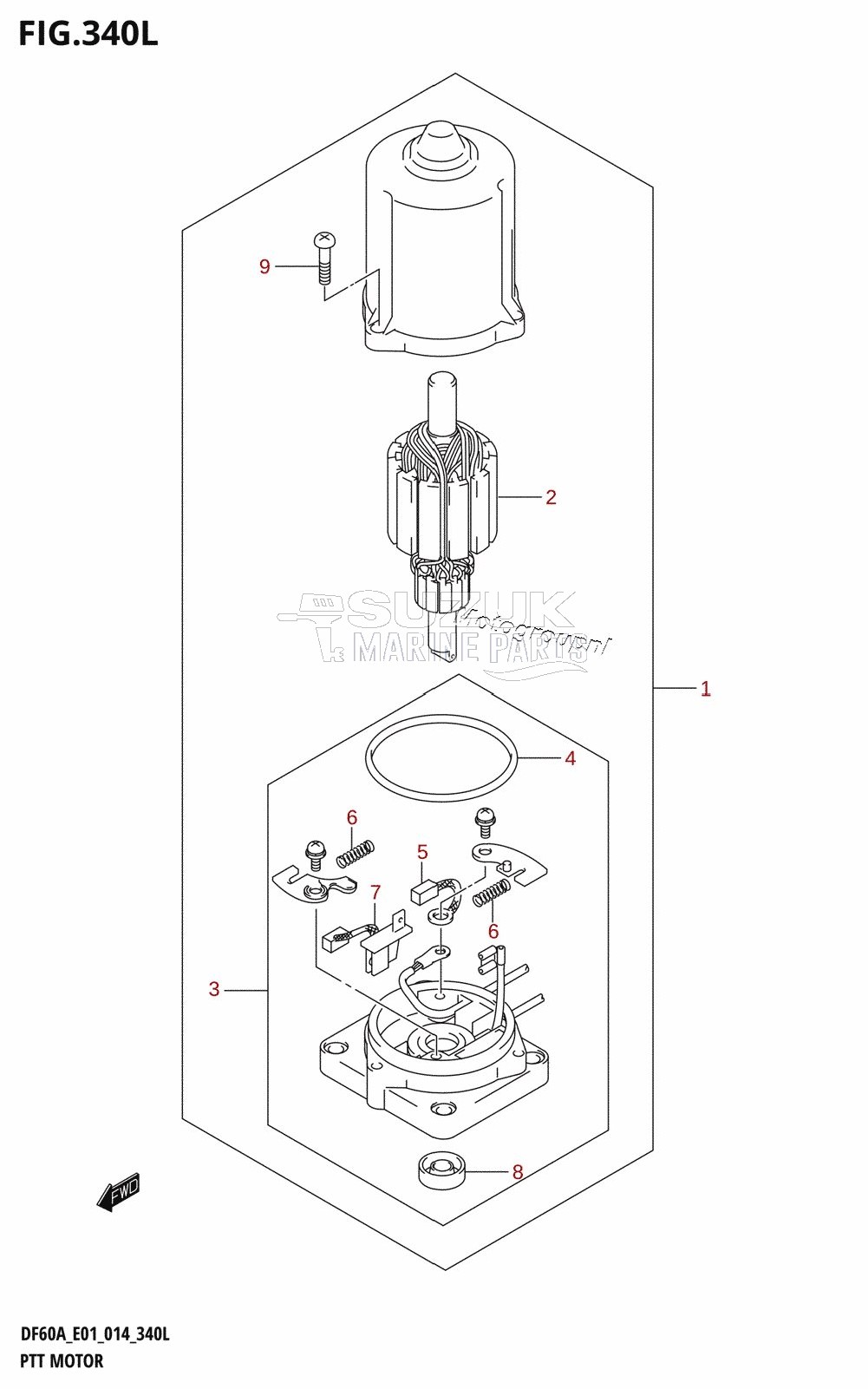 PTT MOTOR (DF50AVTH:E01)