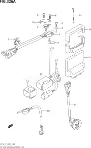 15002Z-110001 (2011) 150hp E01-Gen. Export 1 (DF150Z) DF150Z drawing PTT SWITCH / ENGINE CONTROL UNIT