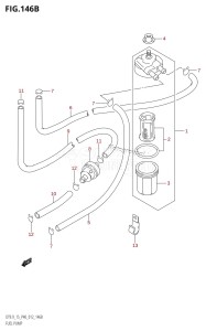 DT9.9 From 00996-210001 (P40)  2012 drawing FUEL PUMP (DT9.9K:P40)