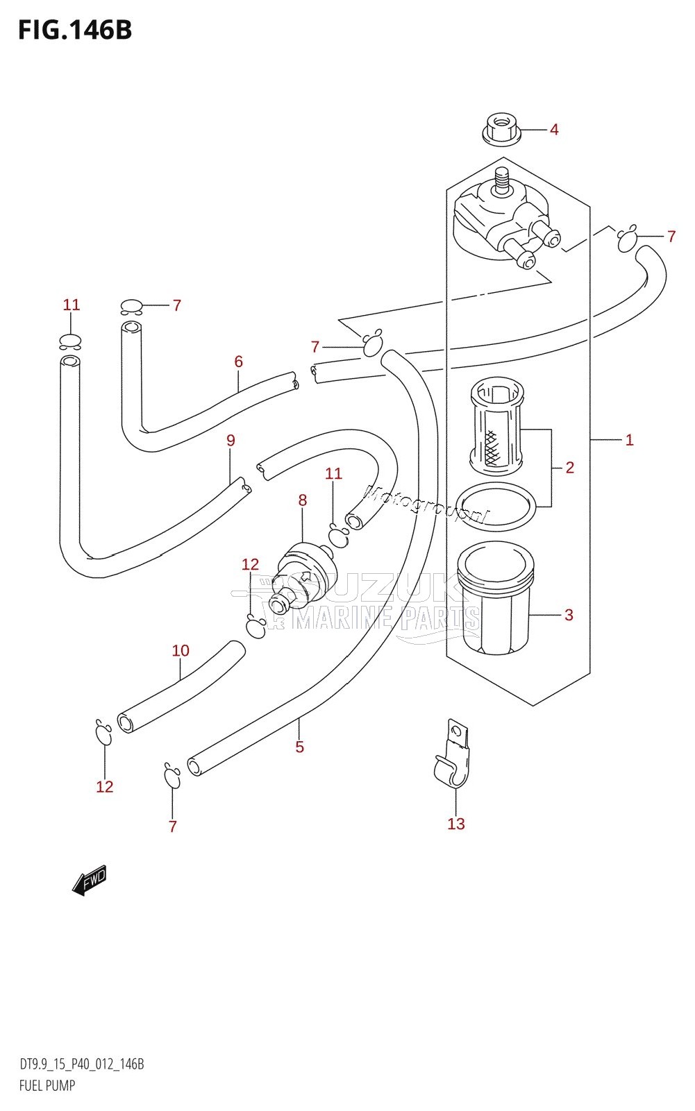 FUEL PUMP (DT9.9K:P40)