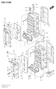 25003F-510001 (2005) 250hp E01 E40-Gen. Export 1 - Costa Rica (DF250T) DF250 drawing CYLINDER HEAD (DF250Z:E40)